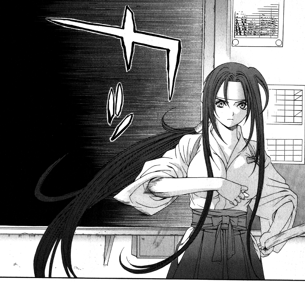 ↑『天上天下』のヒロイン・棗亜夜を1巻(右)と8巻(左)で比較! 確かに連載の間に、絵がうまくなっている。